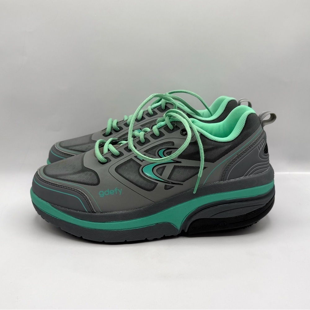 Gravity Defyer G-DEFY Mehalef Women's Size 11 Grey Green VersoShock - Picture 2 of 10